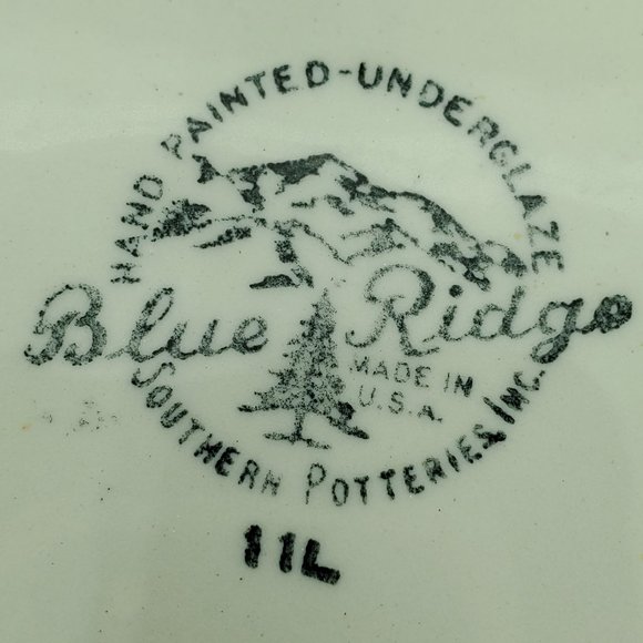 Blue Ridge Southern Potteries Quaker Apple Serving Bowls Vegetable Bowls - Picture 12 of 13